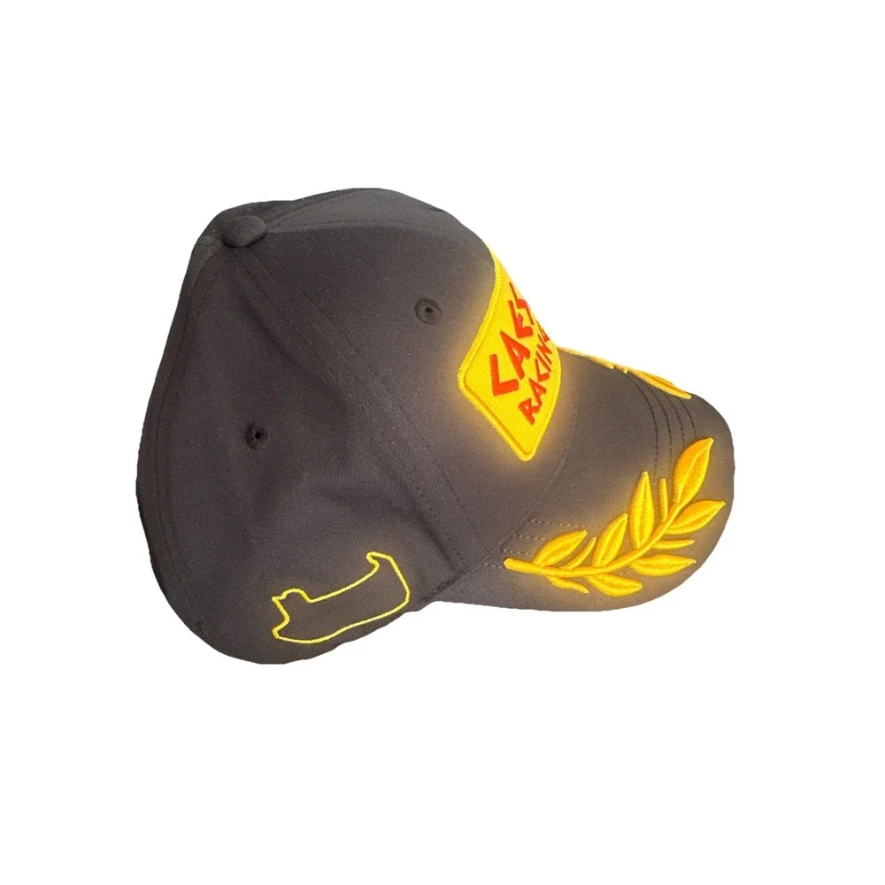 Caesars Palace Racing Team F1 Snapback Hat Las Vegas Retro Throwback Cap Formula